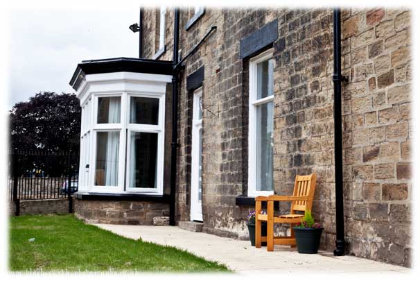 Elm Lodge Outdoor Patio Area